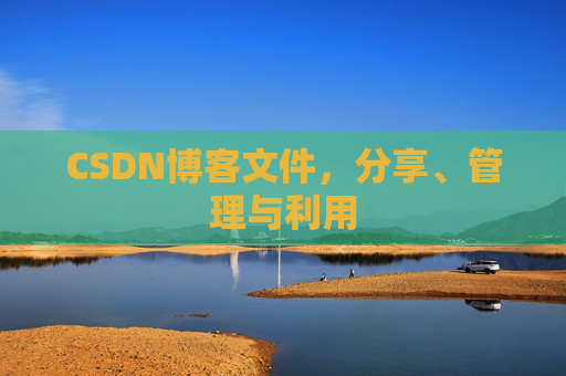 CSDN博客文件，分享、管理与利用